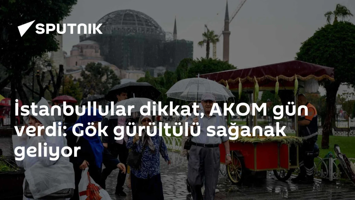 İstanbullular dikkat, AKOM gün verdi: Gök gürültülü sağanak geliyor