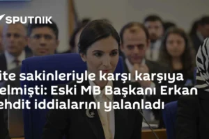 Site sakinleriyle karşı karşıya gelmişti: Eski MB Başkanı Erkan tehdit iddialarını yalanladı