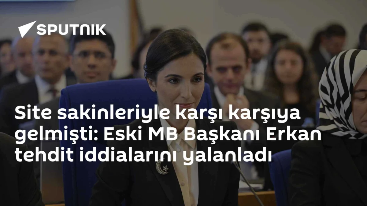 Site sakinleriyle karşı karşıya gelmişti: Eski MB Başkanı Erkan tehdit iddialarını yalanladı