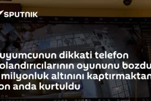 Kuyumcunun dikkati telefon dolandırıcılarının oyununu bozdu: 2 milyonluk altınını kaptırmaktan son anda kurtuldu