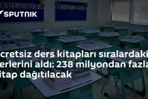 Ücretsiz ders kitapları sıralardaki yerlerini aldı: 238 milyondan fazla kitap dağıtılacak