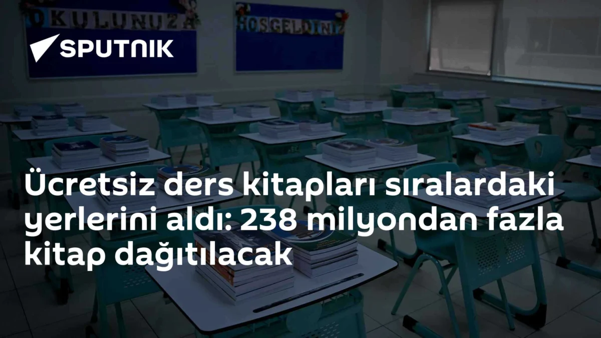Ücretsiz ders kitapları sıralardaki yerlerini aldı: 238 milyondan fazla kitap dağıtılacak