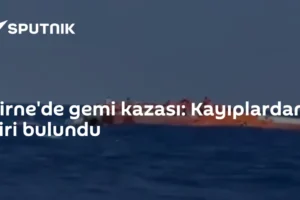 Girne'de gemi kazası: Kayıplardan biri bulundu