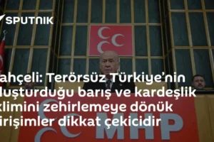 Bahçeli: Terörsüz Türkiye’nin oluşturduğu barış ve kardeşlik iklimini zehirlemeye dönük girişimler dikkat çekicidir