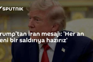 Trump’tan İran mesajı: 'Her an yeni bir saldırıya hazırız'