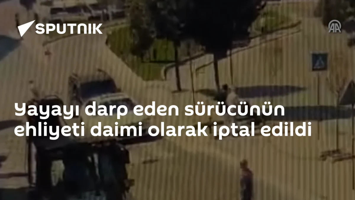 Yayayı darp eden sürücünün ehliyeti daimi olarak iptal edildi