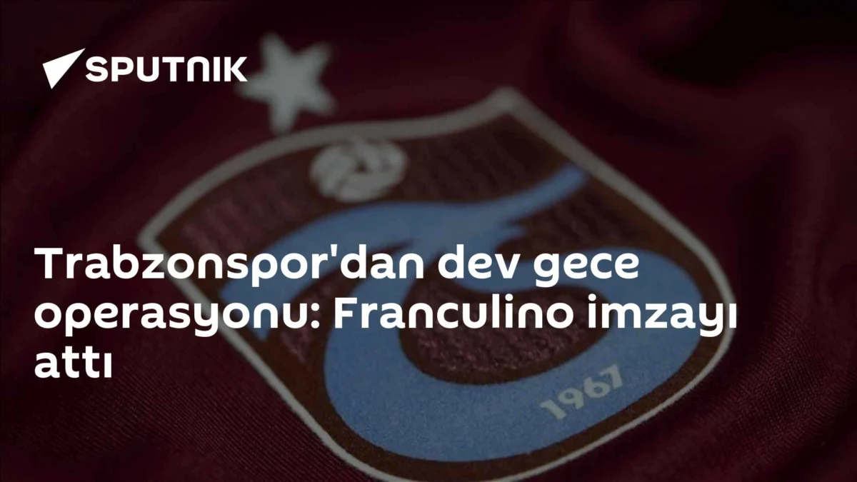 Trabzonspor'dan dev gece operasyonu: Franculino imzayı attı