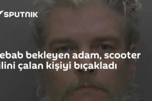 Kebab bekleyen adam, scooter zilini çalan kişiyi bıçakladı