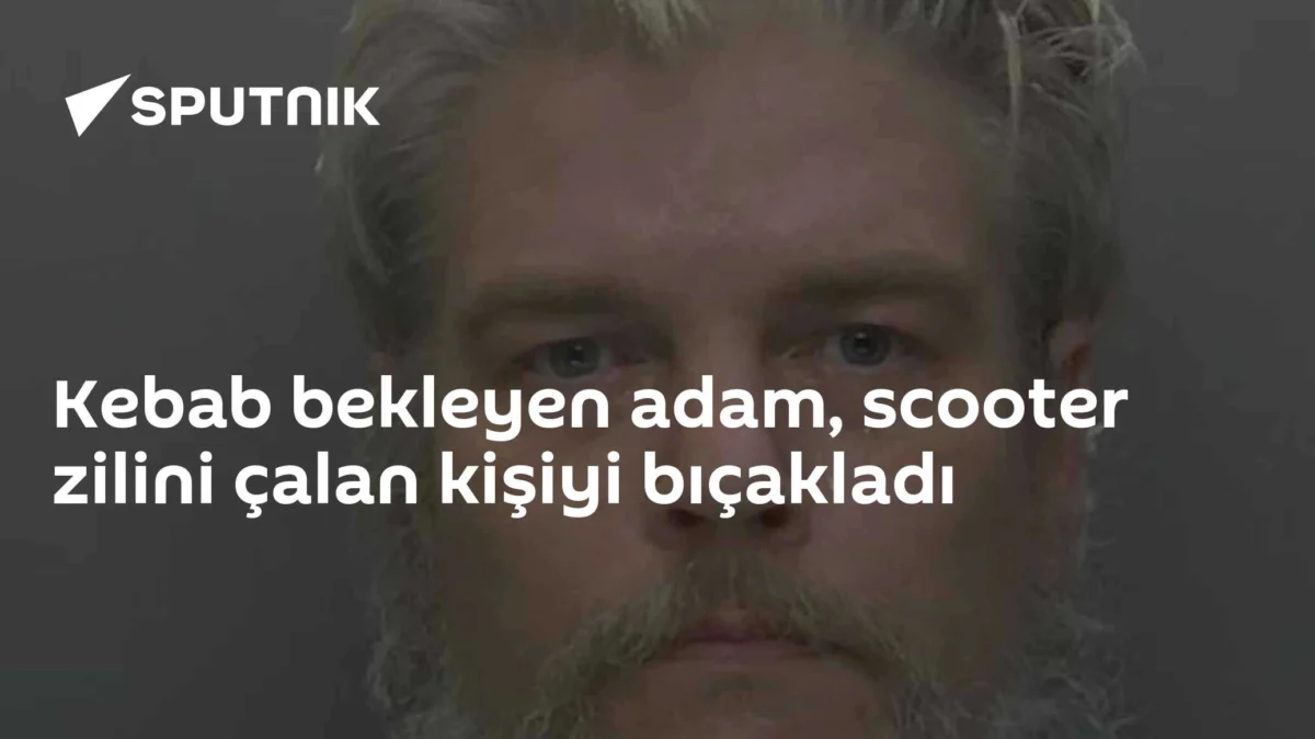 Kebab bekleyen adam, scooter zilini çalan kişiyi bıçakladı