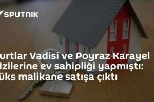 Kurtlar Vadisi ve Poyraz Karayel dizilerine ev sahipliği yapmıştı: Lüks malikane satışa çıktı