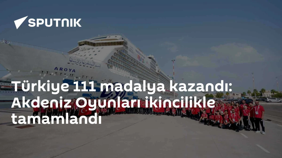 Türkiye 111 madalya kazandı: Akdeniz Oyunları ikincilikle tamamlandı