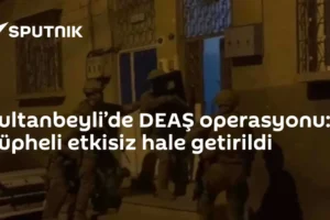 Sultanbeyli’de DEAŞ operasyonu: Şüpheli etkisiz hale getirildi