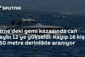 Girne'deki gemi kazasında can kaybı 12'ye yükseldi: Kayıp 16 kişi 550 metre derinlikte aranıyor