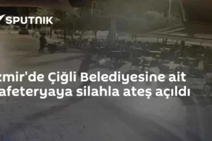 İzmir'de Çiğli Belediyesine ait kafeteryaya silahla ateş açıldı