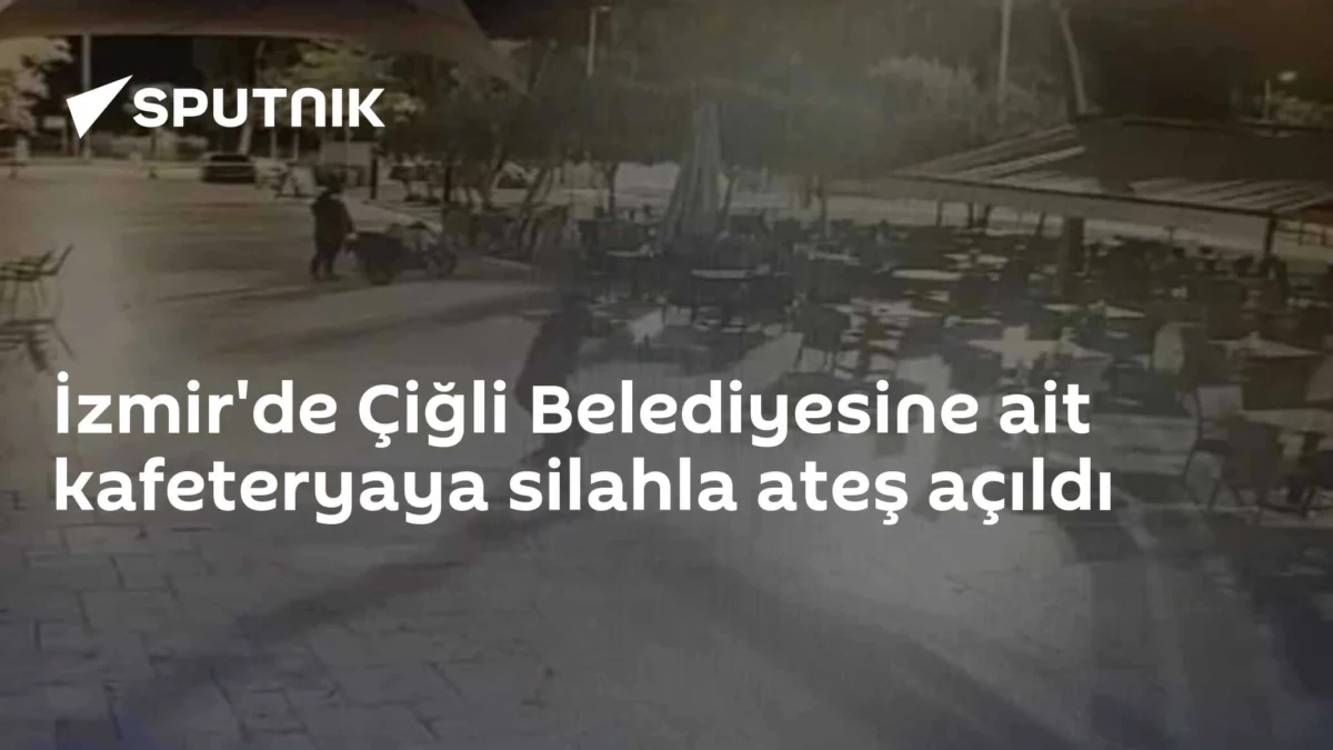 İzmir'de Çiğli Belediyesine ait kafeteryaya silahla ateş açıldı