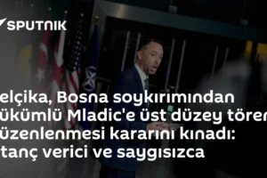 Belçika, Bosna soykırımından hükümlü Mladic'e üst düzey tören düzenlenmesi kararını kınadı: Utanç verici ve saygısızca