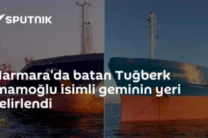 Marmara'da batan Tuğberk İmamoğlu isimli geminin yeri belirlendi