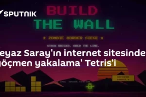 Beyaz Saray'ın internet sitesinde 'göçmen yakalama' Tetris'i