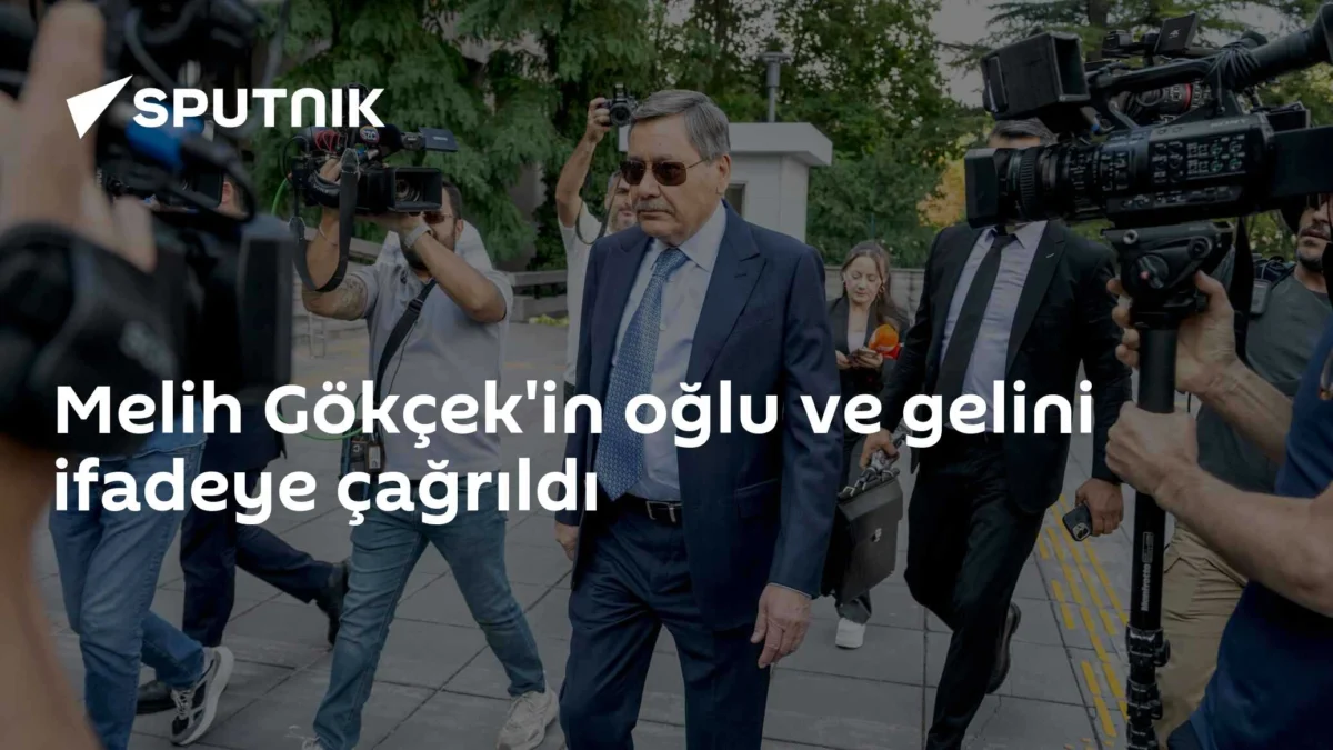 Melih Gökçek'in oğlu ve gelini ifadeye çağrıldı