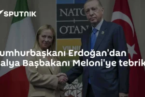 Cumhurbaşkanı Erdoğan'dan İtalya Başbakanı Meloni'ye tebrik