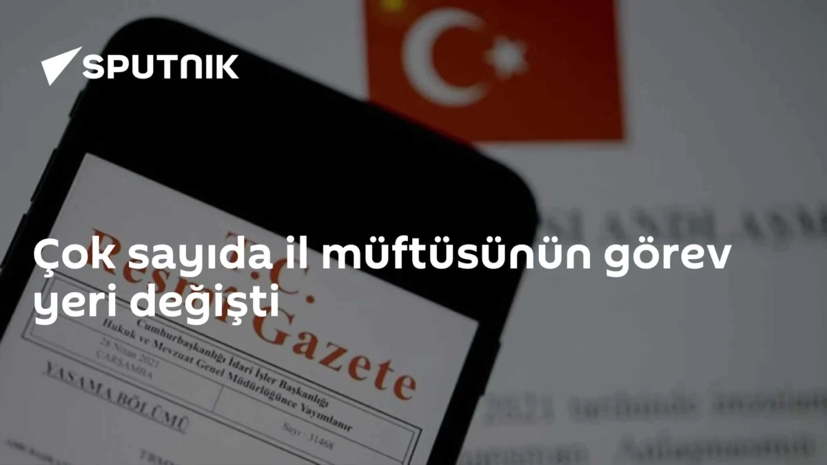 Çok sayıda il müftüsünün görev yeri değişti