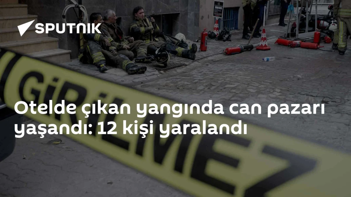 Otelde çıkan yangında can pazarı yaşandı: 12 kişi yaralandı