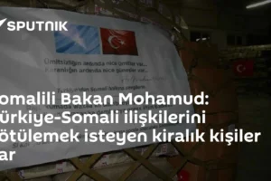 Somalili Bakan Mohamud: Türkiye-Somali ilişkilerini kötülemek isteyen kiralık kişiler var