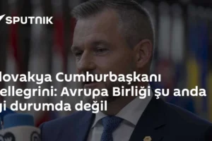 Slovakya Cumhurbaşkanı Pellegrini: Avrupa Birliği şu anda iyi durumda değil