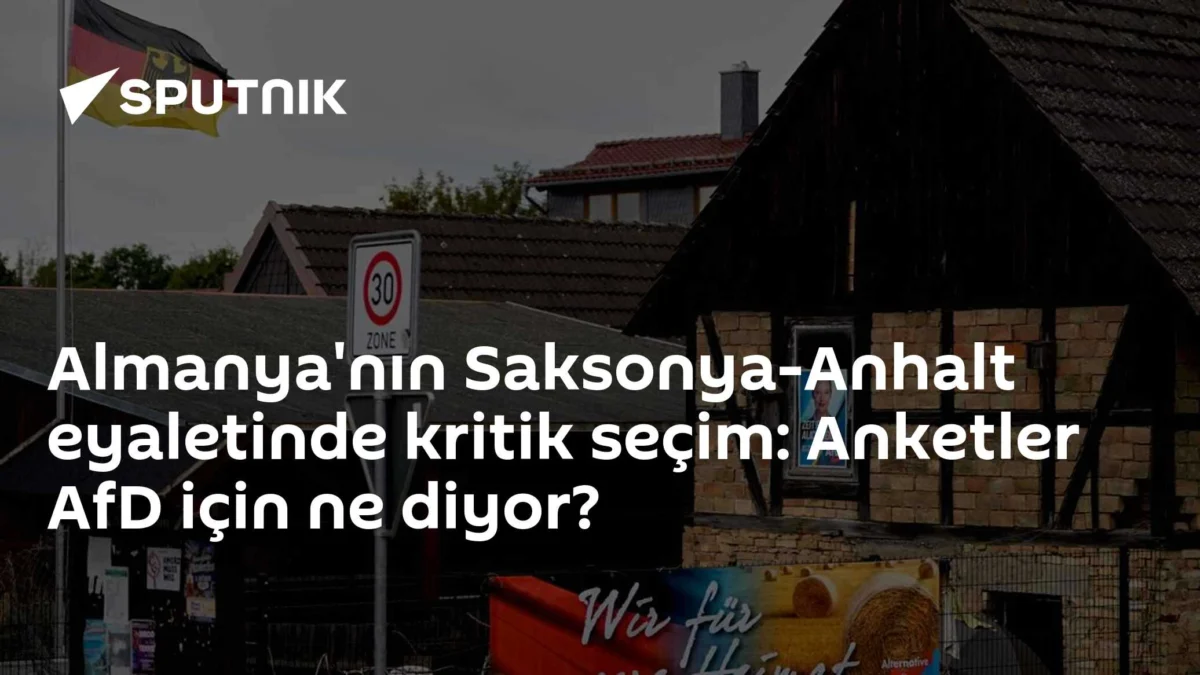 Almanya'nın Saksonya-Anhalt eyaletinde kritik seçim: Anketler AfD için ne diyor?