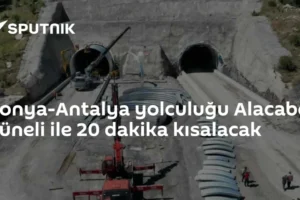 Konya-Antalya yolculuğu Alacabel Tüneli ile 20 dakika kısalacak