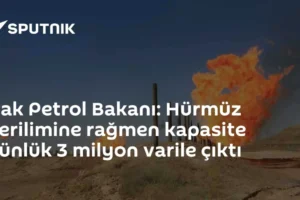 Irak Petrol Bakanı: Hürmüz gerilimine rağmen kapasite günlük 3 milyon varile çıktı