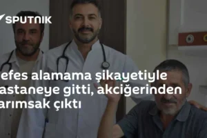 Nefes alamama şikayetiyle hastaneye gitti, akciğerinden sarımsak çıktı
