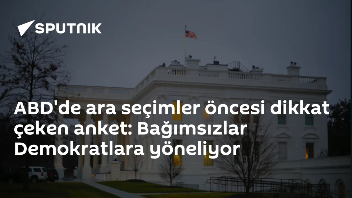 ABD'de ara seçimler öncesi dikkat çeken anket: Bağımsızlar Demokratlara yöneliyor