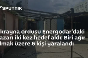 Ukrayna ordusu Energodar’daki pazarı iki kez hedef aldı: Biri ağır olmak üzere 6 kişi yaralandı