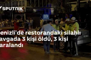 Denizli'de restorandaki silahlı kavgada 3 kişi öldü, 3 kişi yaralandı