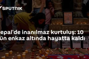 Nepal'de inanılmaz kurtuluş: 10 gün enkaz altında hayatta kaldı