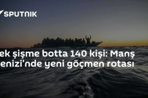 Tek şişme botta 140 kişi: Manş Denizi'nde yeni göçmen rotası