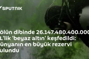 Gölün dibinde 26.147.480.400.000 TL'lik 'beyaz altın' keşfedildi: Dünyanın en büyük rezervi bulundu