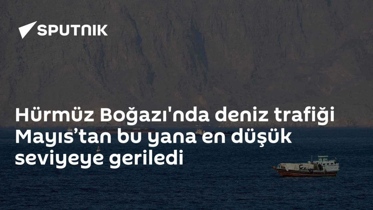 Hürmüz Boğazı'nda deniz trafiği Mayıs’tan bu yana en düşük seviyeye geriledi