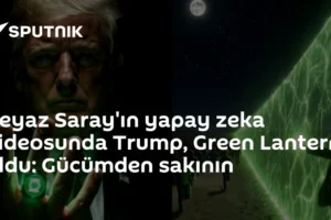 Beyaz Saray'ın yapay zeka videosunda Trump, Green Lantern oldu: Gücümden sakının