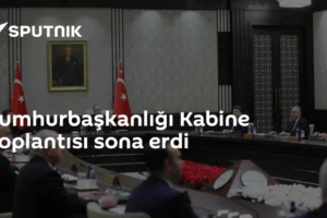 Cumhurbaşkanlığı Kabine Toplantısı sona erdi