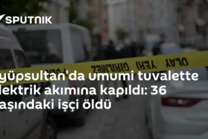 Eyüpsultan'da umumi tuvalette elektrik akımına kapıldı: 36 yaşındaki işçi öldü