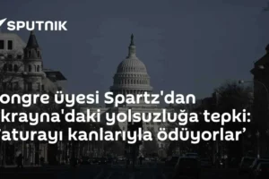 Kongre üyesi Spartz'dan Ukrayna'daki yolsuzluğa tepki: ‘Faturayı kanlarıyla ödüyorlar’