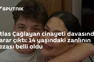 Atlas Çağlayan cinayeti davasında karar çıktı: 14 yaşındaki zanlının cezası belli oldu