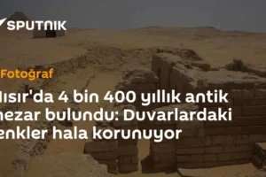 Mısır'da 4 bin 400 yıllık antik mezar bulundu: Duvarlardaki renkler hala korunuyor
