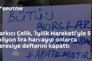 Şarkıcı Çelik, 'İyilik Hareketi'yle 5 milyon lira harcayıp onlarca veresiye defterini kapattı