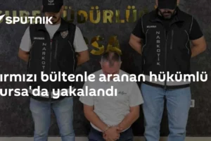Kırmızı bültenle aranan hükümlü Bursa'da yakalandı