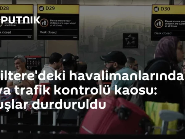 İngiltere'deki havalimanlarında hava trafik kontrolü kaosu: Uçuşlar durduruldu