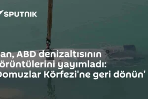 İran, ABD denizaltısının görüntülerini yayımladı: 'Domuzlar Körfezi'ne geri dönün'