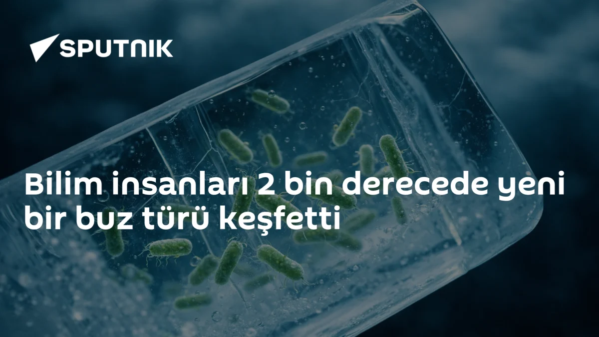 Bilim insanları 2 bin derecede yeni bir buz türü keşfetti